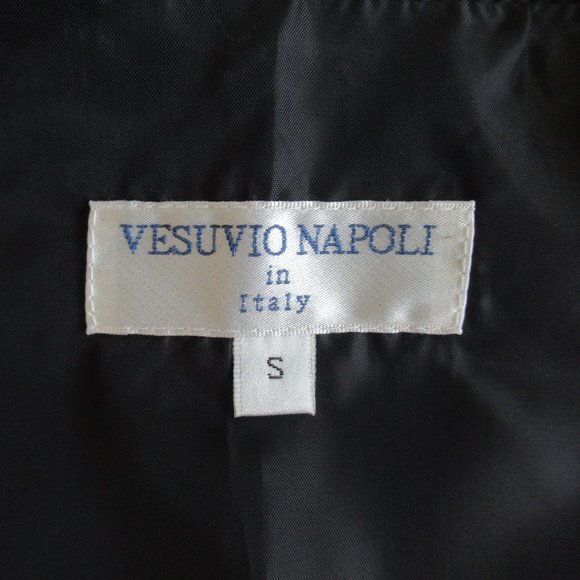 Vesuvio Napoli Men's Plaid Design Dress Vest Size Small Black, Turquoise, White - Picture 9 of 11